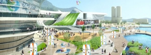 USA Pavilion at Yeosu - artist's rendering
