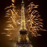 Millennium Fireworks Eiffel Tower