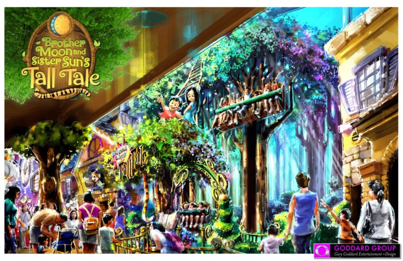 Brother Moon & Sister Sun’s TALL TALE: new ride to be designed by Gary Goddard for Lotte World