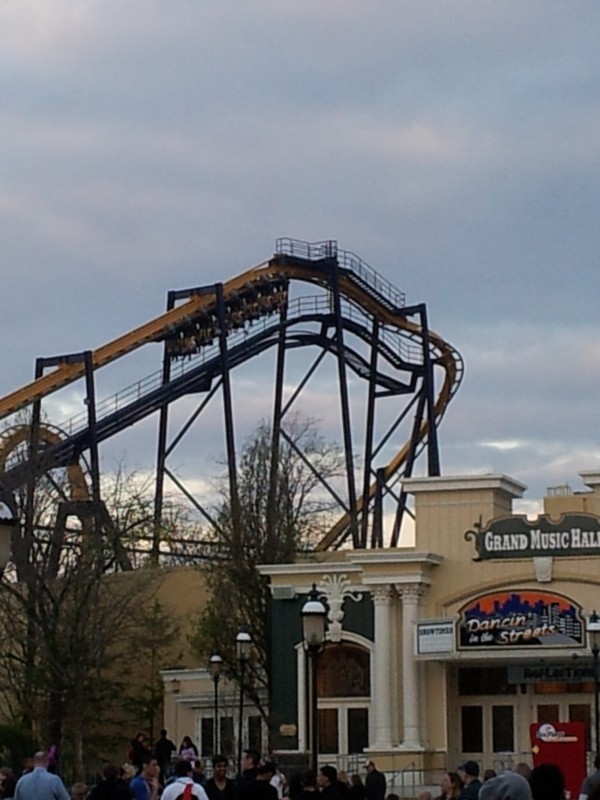PHOTOS: Six Flags Great America’s Batman running backward