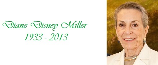 Diane Disney Miller, Daughter of Walt Disney and Co-Founder of the Walt Disney Family Museum, Passes Away at 79