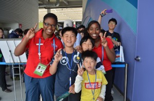 Student Ambassadors at USA Pavilion, Yeosu Expo 2012