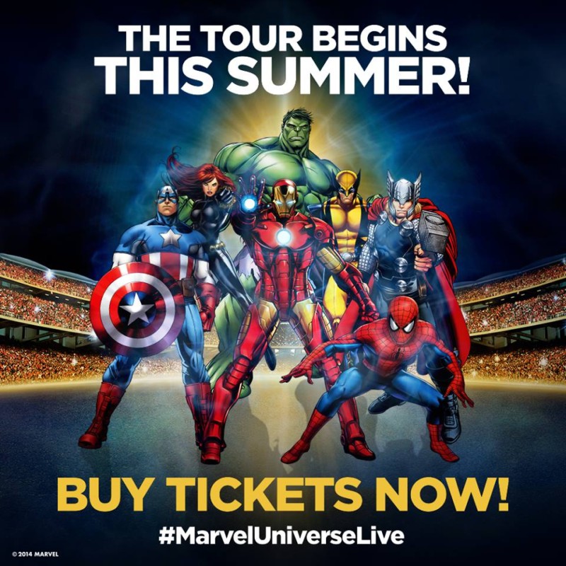 Marvel Villain Loki Takes on Comic Book Heroes in Marvel Universe LIVE! Arena Show