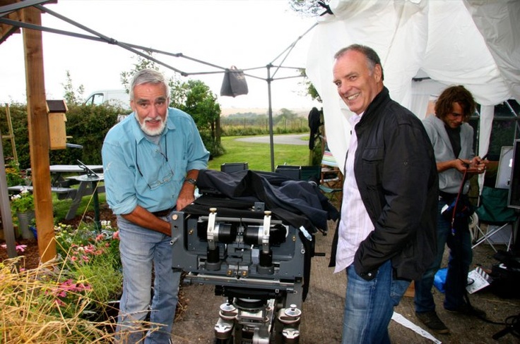 Peter Parks (L), responsible for macro/close up butterfly shots, and Barker (R)