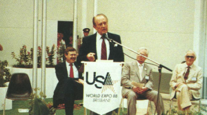 Art Linkletter, Commissioner General of the US Pavilion at World Expo 88 (Brisbane, Australia)