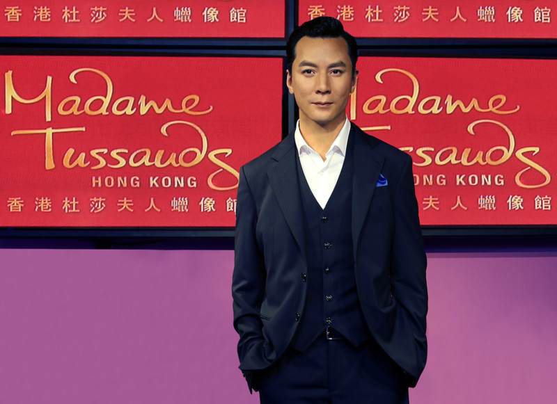 International Film Sensation Daniel Wu Walks the Red Carpet at Madame Tussaauds Hong Kong