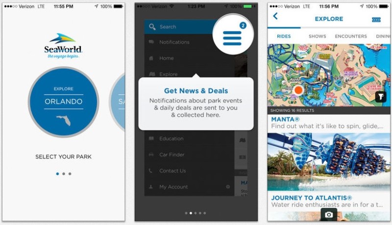 SeaWorld and Busch Gardens Introduce eCommerce Features to Mobile Apps
