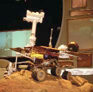 A model of the Mars Rover was exhibited at the US Pavilion at Expo 2005 in Japan