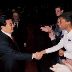Chinese President Hu meets the Student Ambassadors