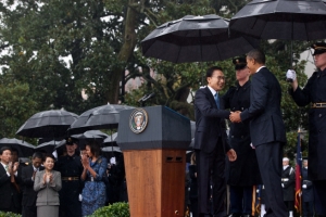 Republic of Korea president Lee Myung-bak visits the White House in October 2011. Source: http://www.whitehouse.gov/photos-and-video/photogallery/president-lee-myung-bak-republic-korea-official-visit