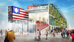 Rendering of the USA Pavilion for Milan 2015