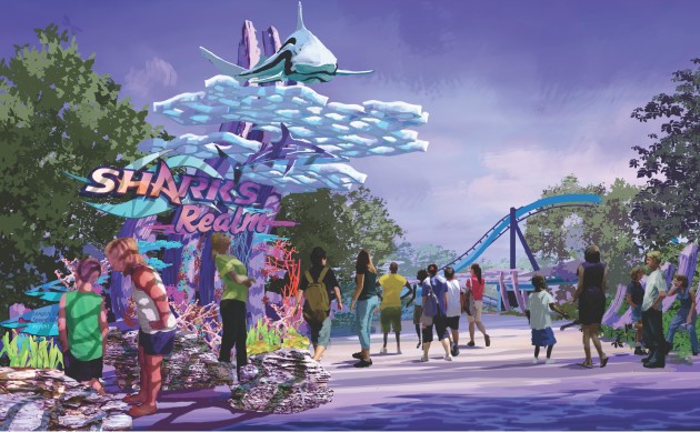 SeaWorld Creating “Sharks Realm” in Orlando Highlighted by Shark-Themed B&M Hyper Coaster