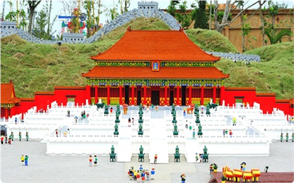 Forbidden City and Great Wall at LEGOLAND Malaysia