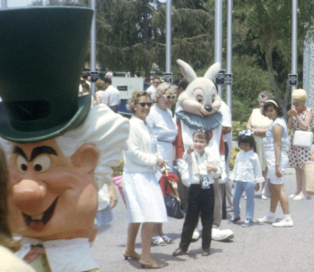 Don MacBain (center, with his camera) & Mom, Disneyland circa 1966