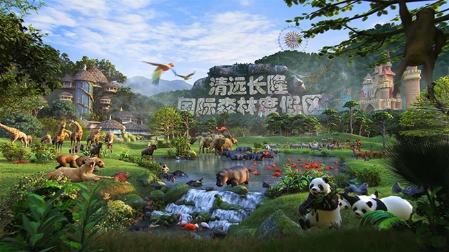 Chimelong Qingyuan International Forest Resort. Courtesy Chimelong Group.
