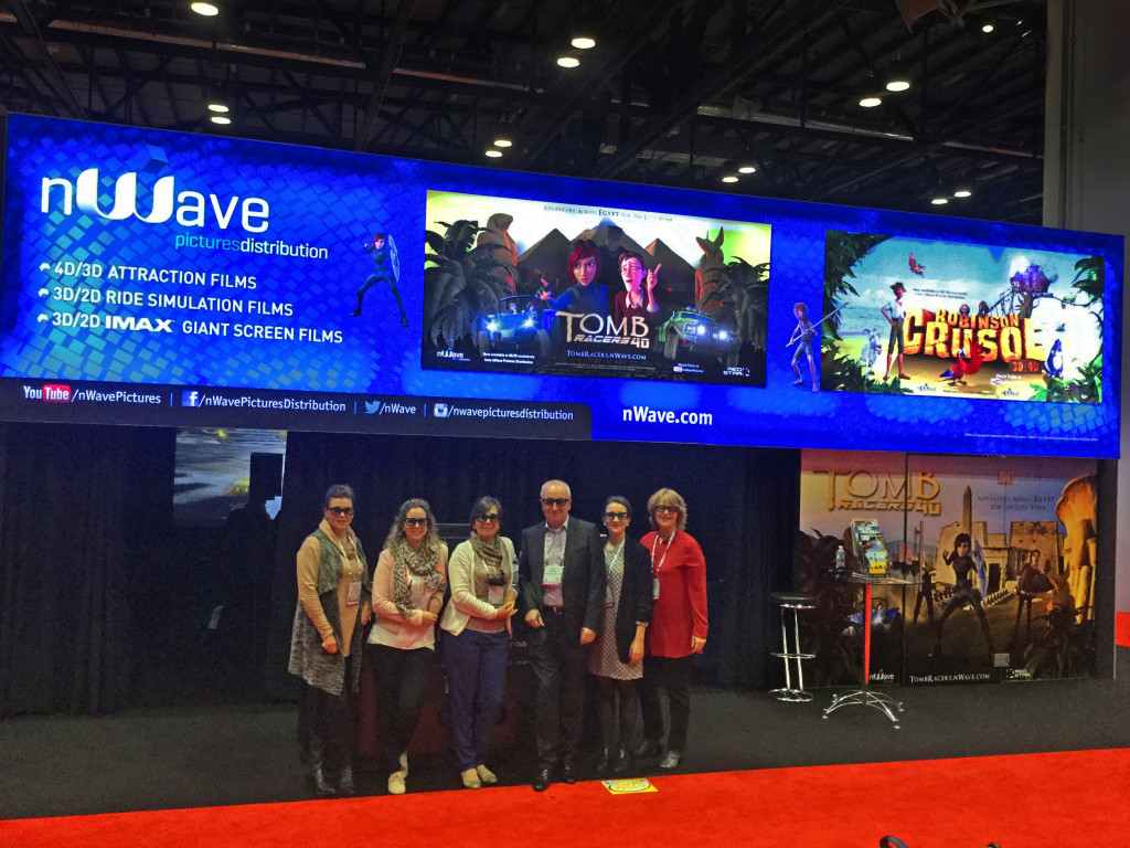 nWave team at IAAPA Attractions Expo