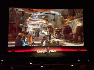 Scott Trowbridge of WDI shares concepts from the coming Star Wars lands to be in Disney parks. Photo: Cheryl Rosen