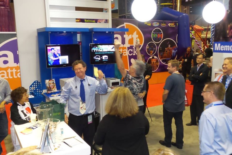 DNP booth at 2015 IAAPA Attractions Expo