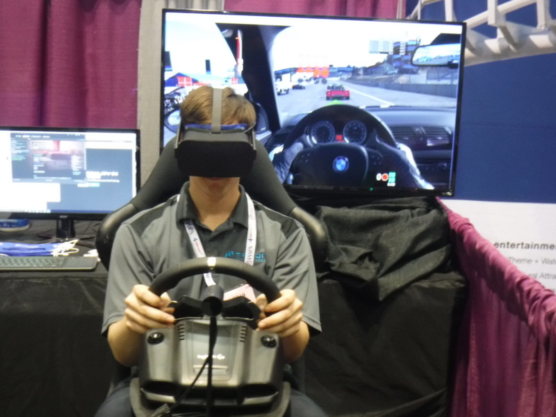 Talon Creative's VR simulation seat.