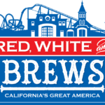 Calfiornia’s Great America Red White and Brews Logo