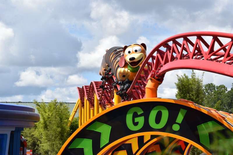 Disney Parks Toy Story Launching Slinky Dog Dash Toy Car Playset