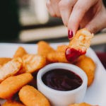 Mac and Cheese Bites with Boysenberry Ketchup
