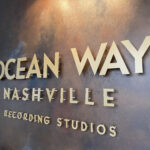 Signage for the famed Ocean Way Nashville Recording Studio on ‘Music Row’ in Nashville