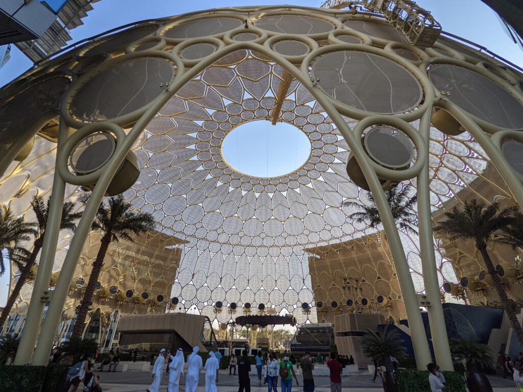 Al Wasl plaza during daytime at Expo 2020 Dubai