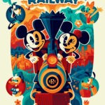 Attraction Poster for Mickey & MinnieÕs Runaway Railway at Disneyland Park