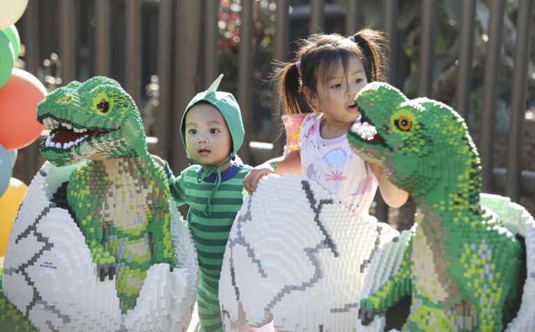 Dinosaurs discovered in newest land at LEGOLAND California Resort