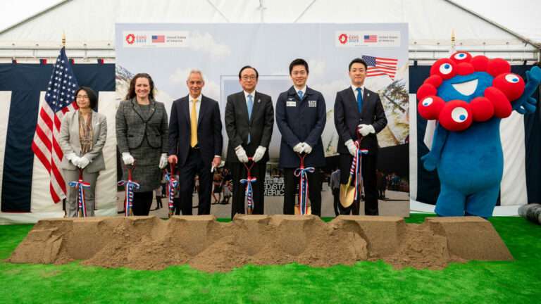 U.S. breaks ground on first federally funded world’s fair pavilion in 35 years